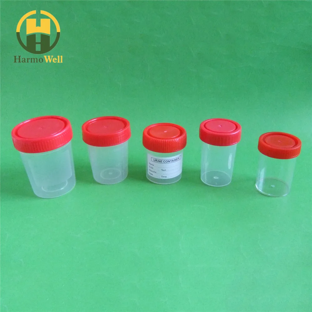 Одноразовая Стерильная чашка для мочи 30 мл, 40 мл, 60 мл, 100 мл, 120 мл