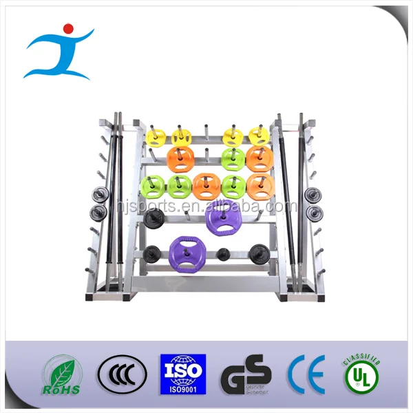 Dumbbell holder training equipment Fixed barbell rack