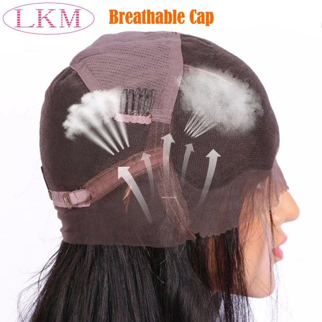 Отличное качество 100% чистые индийские натуральные волосы Remy парик на шнуровке с детскими волосами натуральный волнистый