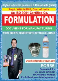 
формула документ для резки нефтяной основе белого фенил концентрата 