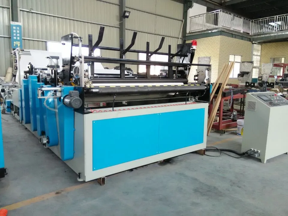 Высокая емкость полностью автоматическая туалет для рулонной бумаги и кухонное полотенце производственная линия