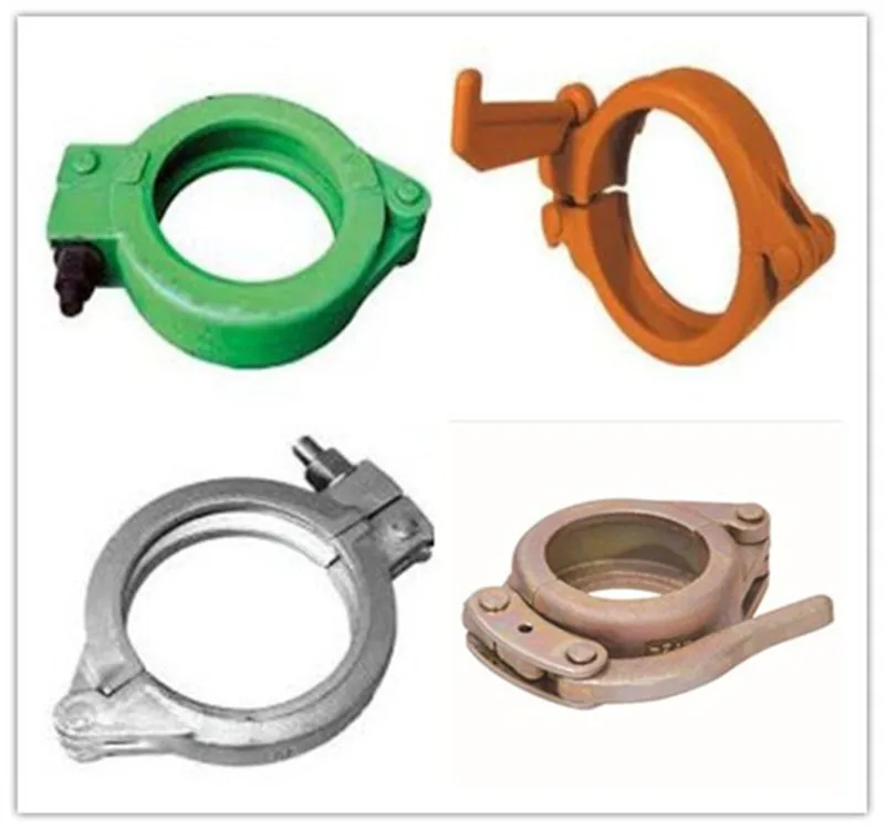 Galvanized DN125mm 5.5 Inch Concrete Pumping Hose Snap Clamp Couplings