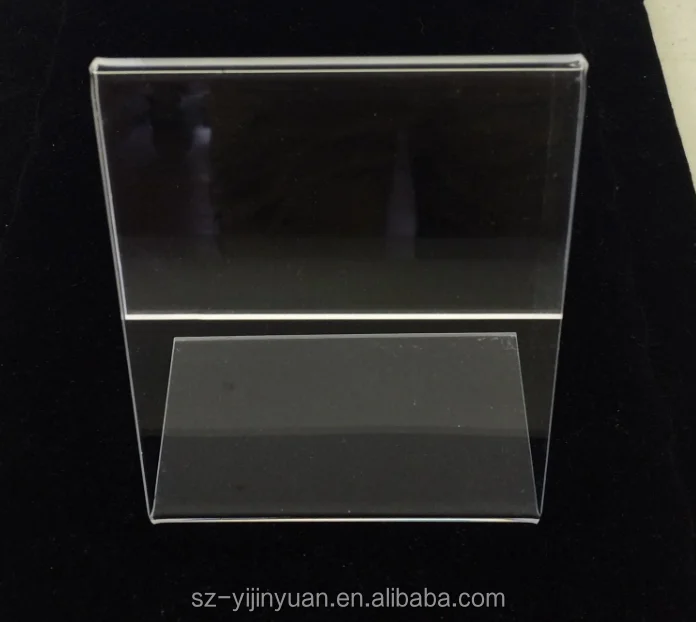 a4 Acrylic Sign Display Holder Name Card Label Stand Small 55x85mm