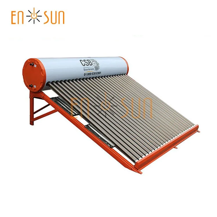 Factory made high quality enamel tank solar water heater