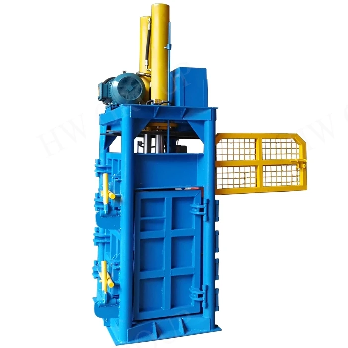 Textile and used Cloth baler machine used clothing baling press machine,baler machine for used clothing