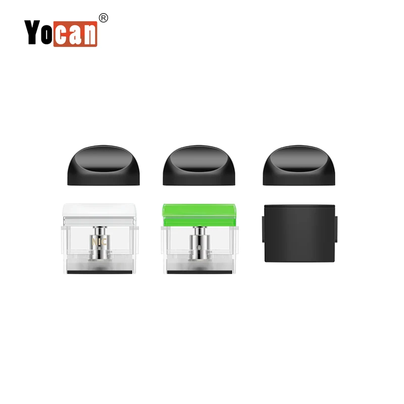 Yocan Trio 3 в 1 капсула 500 мАч оптовая продажа синяя/красная керамическая катушка cbd вейп масляный