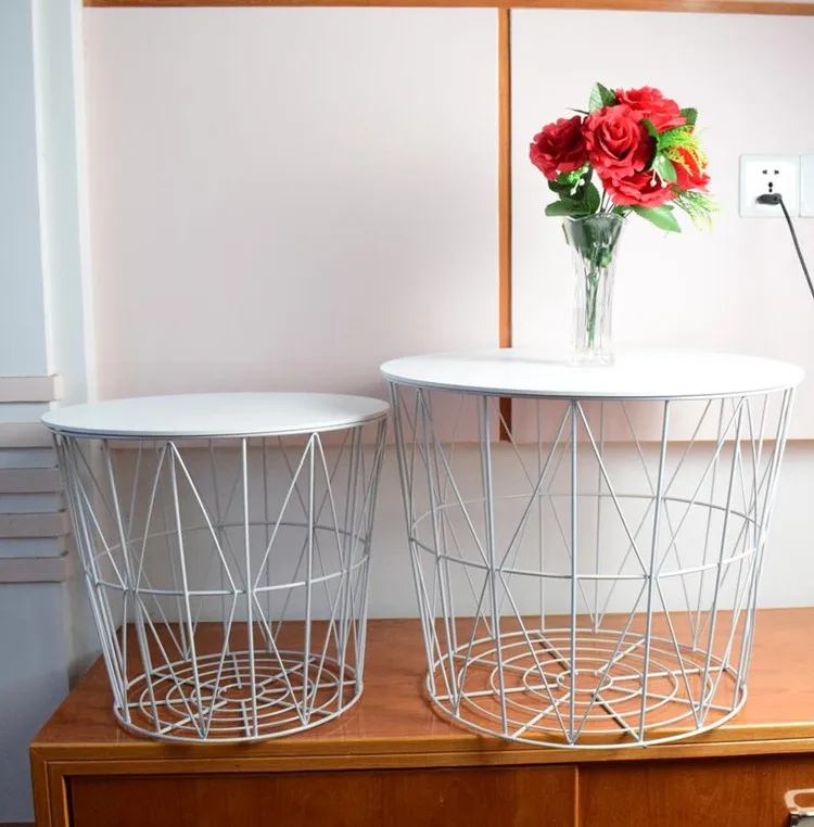 
home furniture wooden wire round table with stirage base for living room,bedroom,office 
