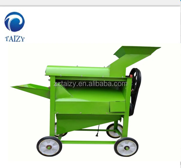 corn shelling and threshing machine corn cob skin removing and threshing machine