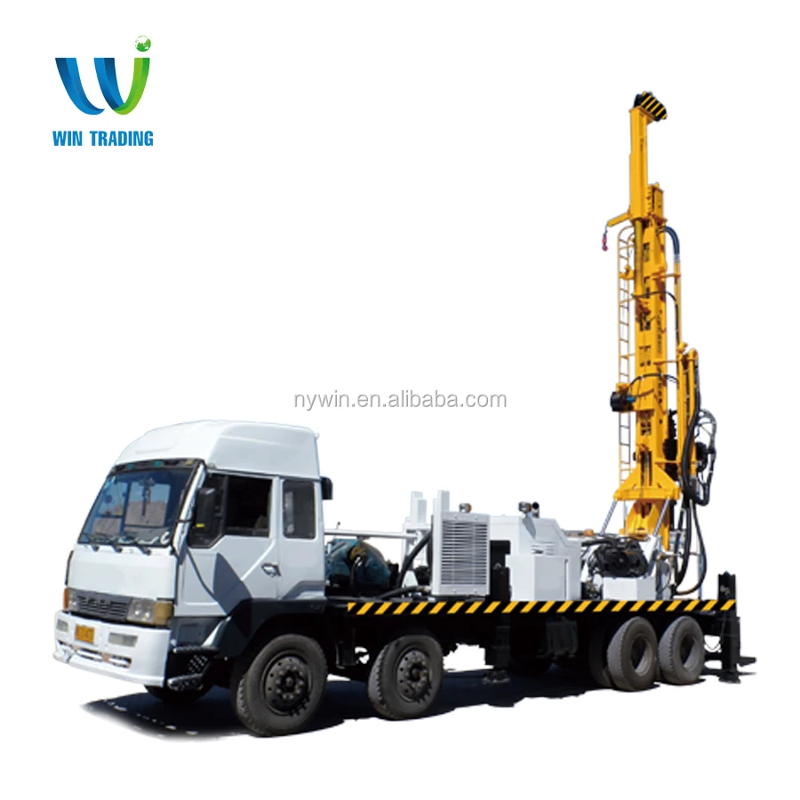 
RG Truck mounted Full Hydraulic Mobile 800m Telescoping Type Water Well Bore Hole Drilling Rig Factory Price 