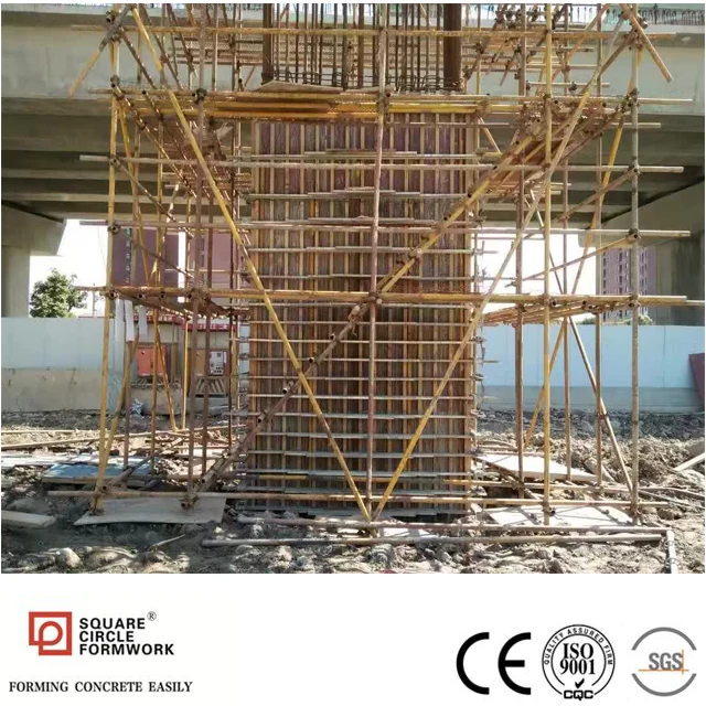 wooden&plastic square column formwork for shuttering with great quality much cheaper than aluminum formwork