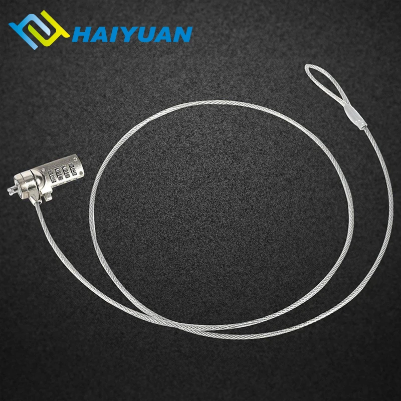 1.2m 1.5m 1.8m laptop / notebook security anti theft cable lock