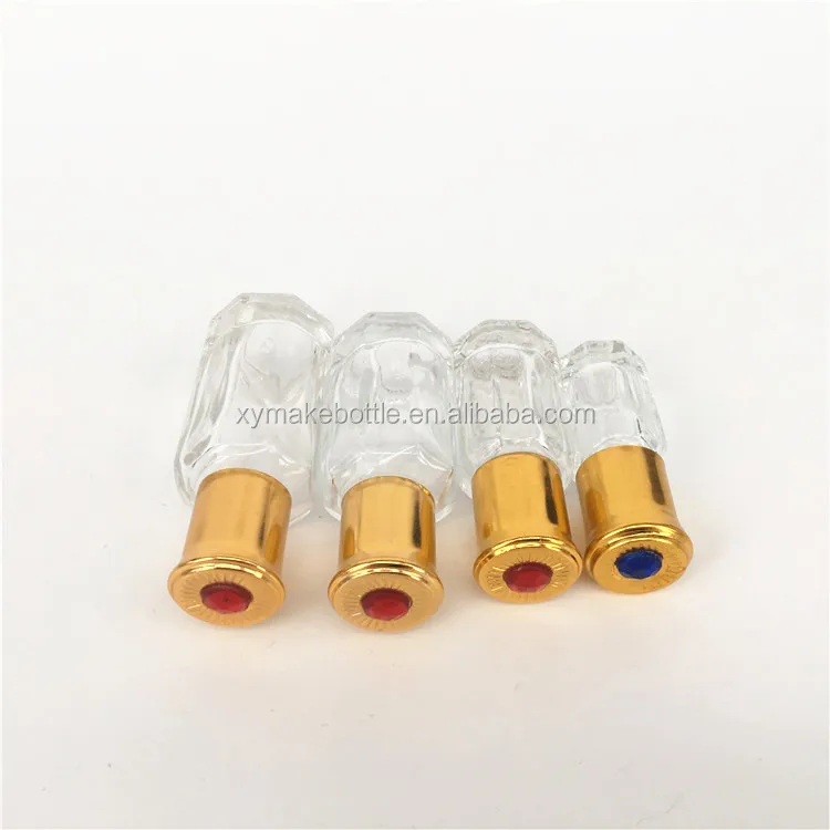 wholesale mini octagon attar glass bottles for perfume oil
