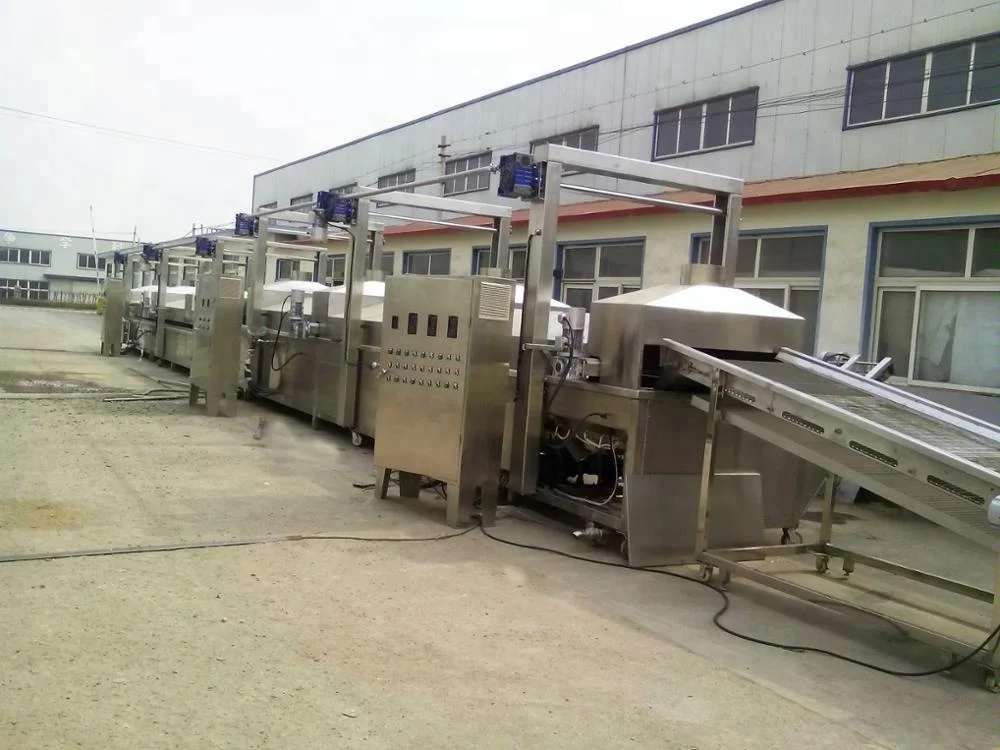 
Full Automatic Fried bean curd Production Line / Tofu frying machine, Tofu production line 