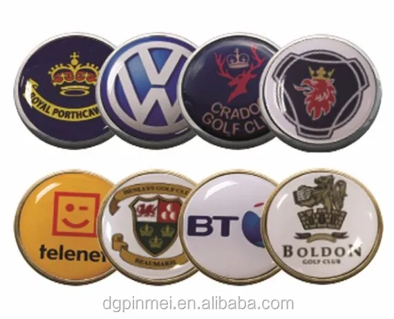 Custom Picture Photo Logo Personalized metal iron Golf Ball Marker New Manufacturers