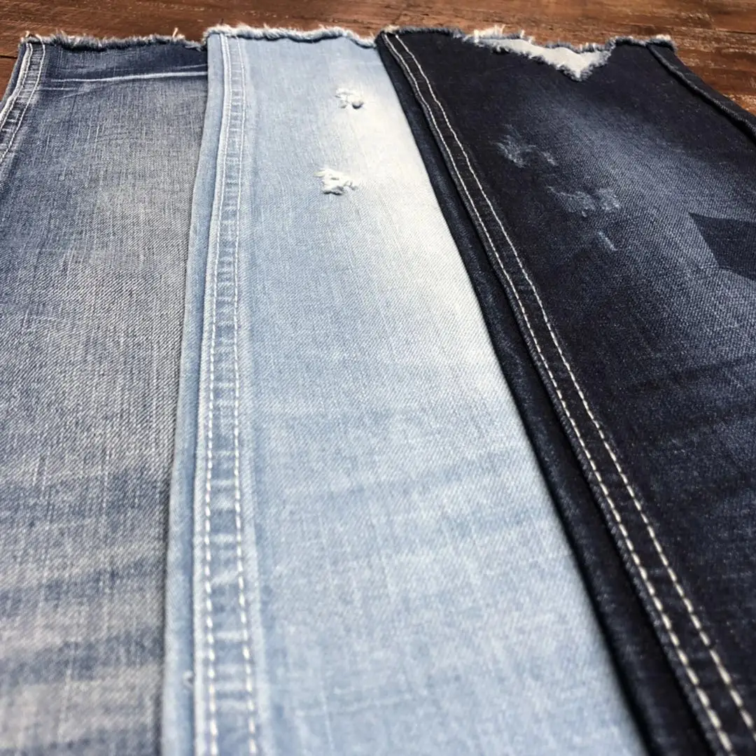 XFIT bi stretch Lycra T400 fiber provide 360 degree comfort four 4 way stretch woven denim fabric 3D fit