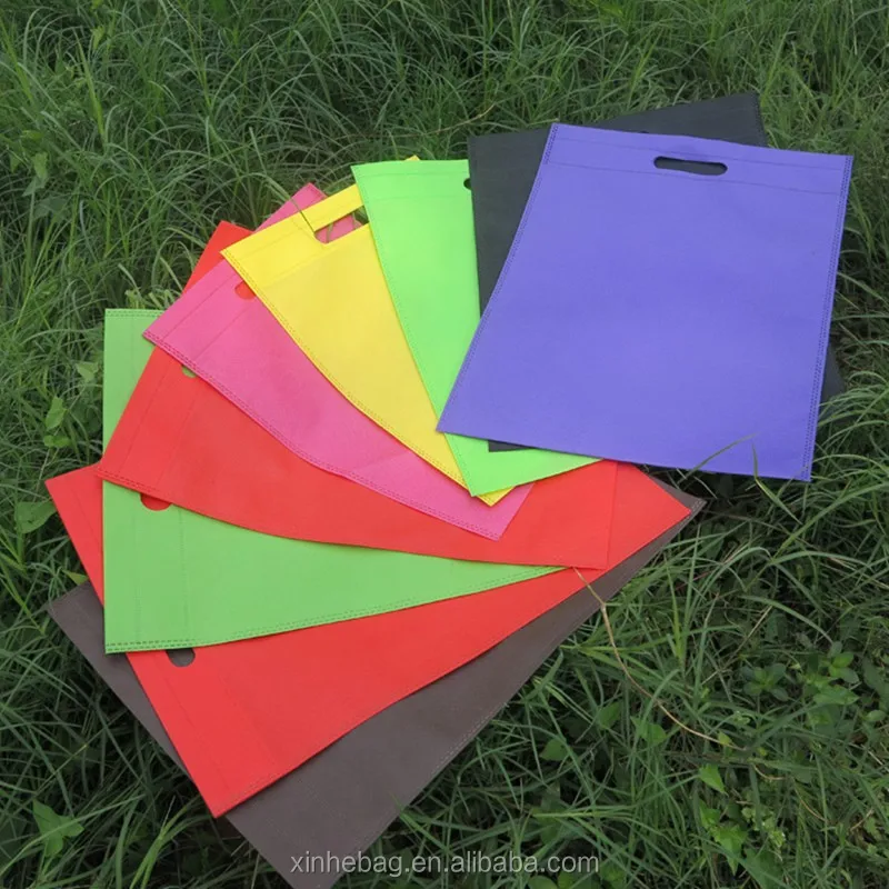 Custom pp polypropylene non woven tote ultrasonic heat seal die cut non woven bag