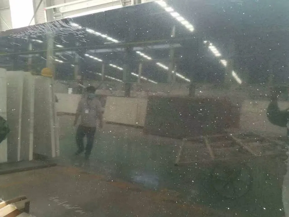 
Tiles Slabs Countertops Sparkle Black Artifical Quartz Stone 