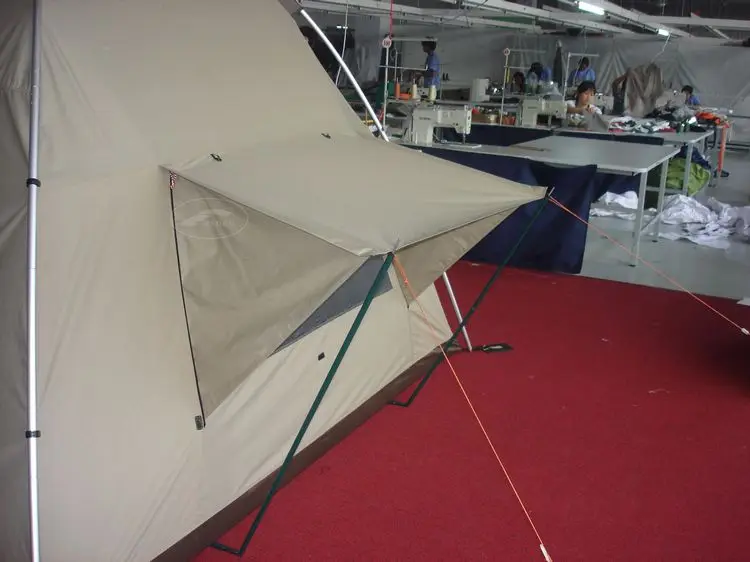 Custom High Quality Winter Premium Car Camping  Robust Heavy Duty Cotton Canvas Tents