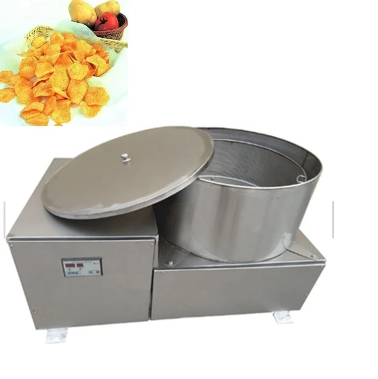 High efficiency Stainless Steel Deoiling Machine Potato Chips Deoiler for Sale