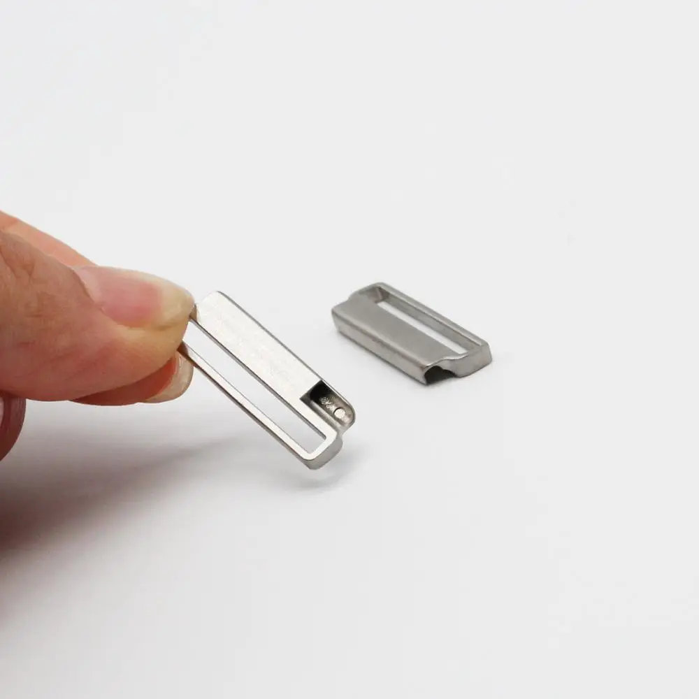 Paracord Woven Watch Bracelet Metal Clasp Adapter Lug 22mm