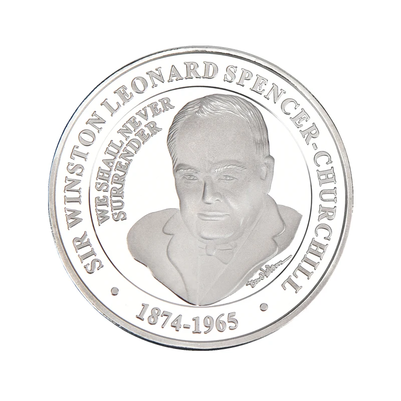 Amazom Hot Sale Metal Coin World War II 3D Airplane Silver Military Souvenir Coin Metal Coin For Collection