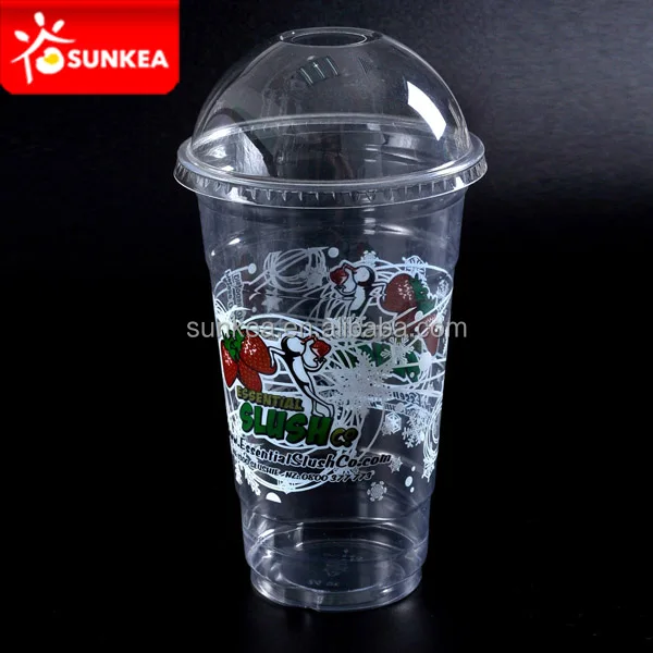 Disposable crystal clear plastic cups for export