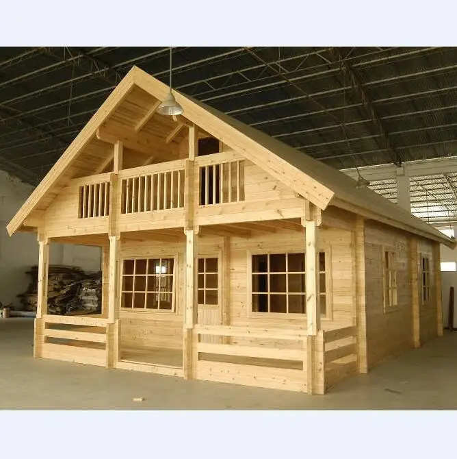 Low cost prefab wooden bungalows
