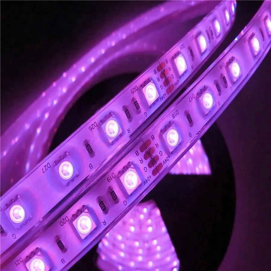 Waterproof 5050 RGB 12V 24V IP68 Water Proof led strip light for swimming pool