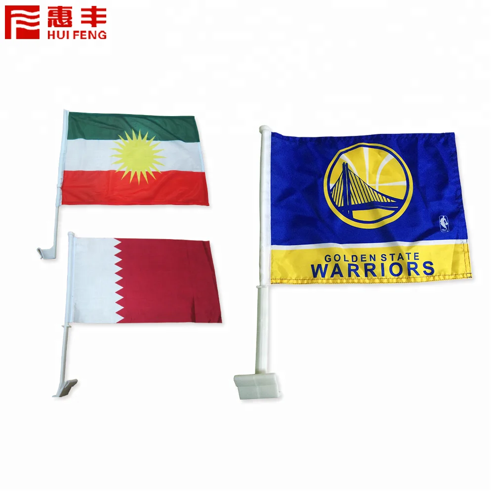 2018 blank country car window flag wholesale , car window flag car flag