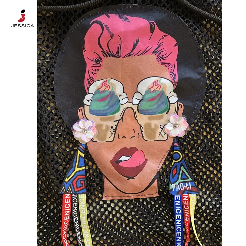 SYA8235 Sexy Fishnet Transparent Short Sleeves Slit Cover Up Club Black Dress