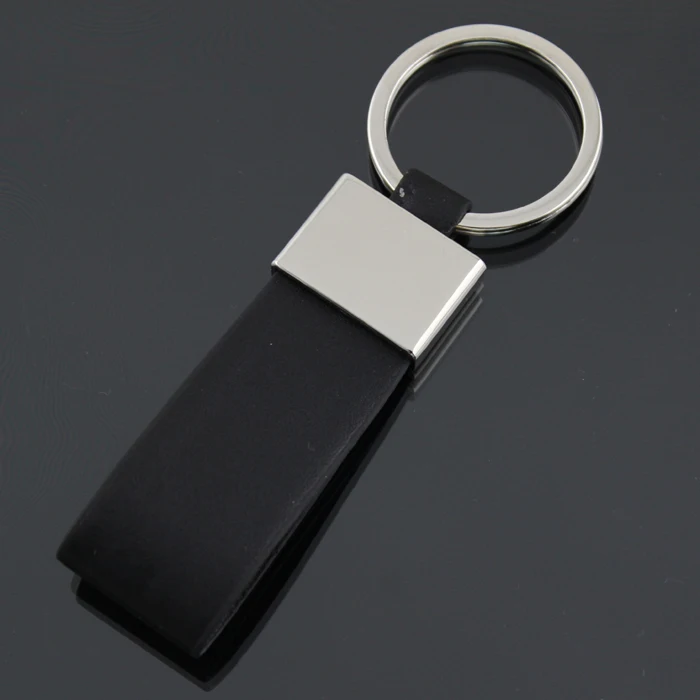 Логотип прочный Лидер продаж классические кожаный брелок