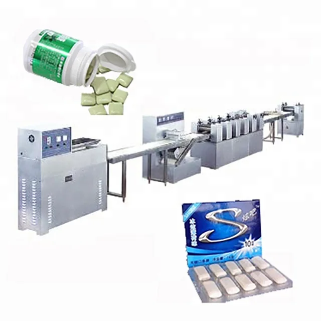 Chewing gum coating and filling manufacturing making machine