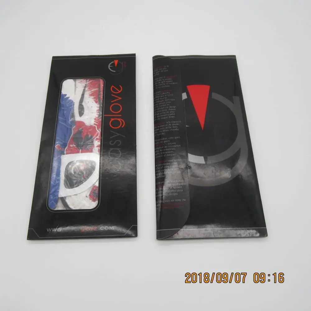 Customized full printed golf gloves cardboard paper packing box