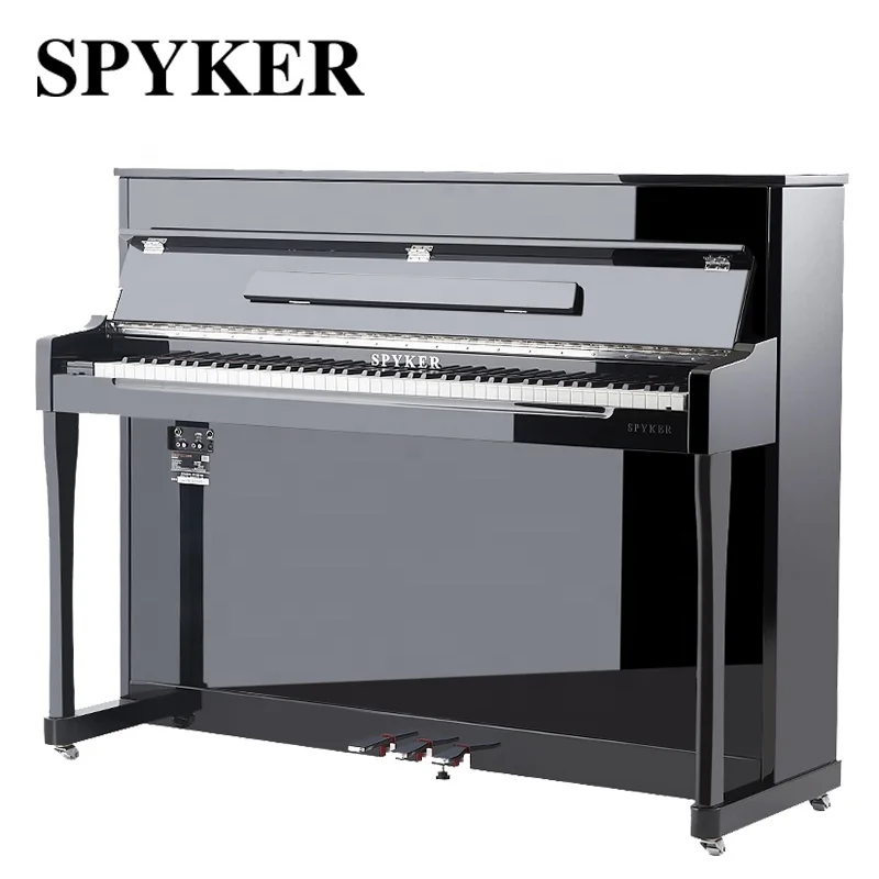 SPYKER High Quality Black Polish Upright Digital Piano HD-L118