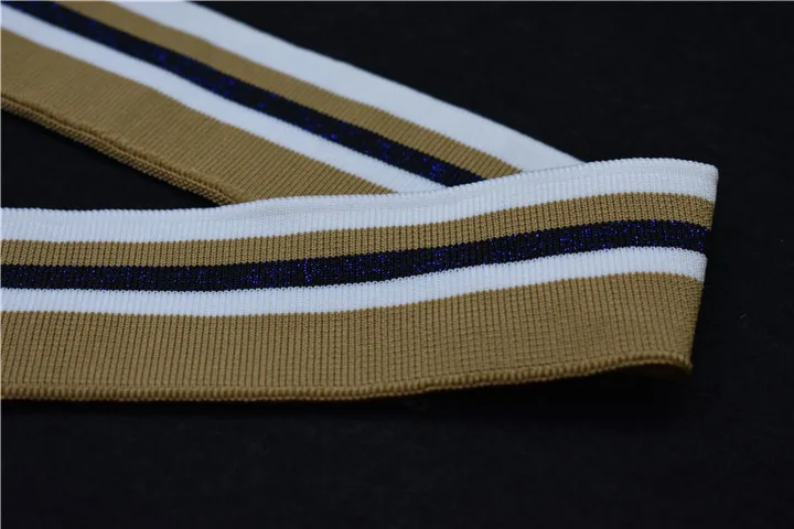 Polyester 1*1  5cm Knitting rib boat