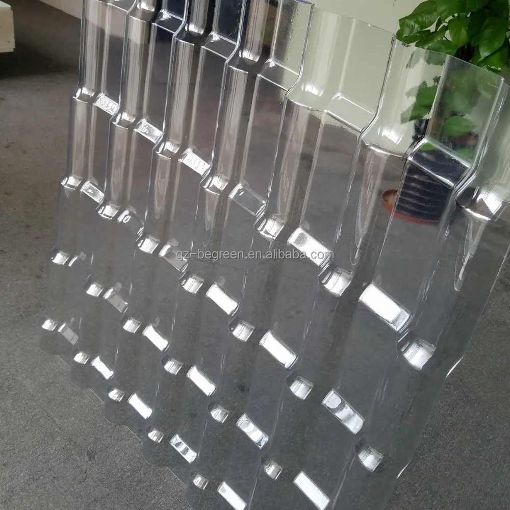 transparent polycarbonate corrugated sheet for roofing lighting