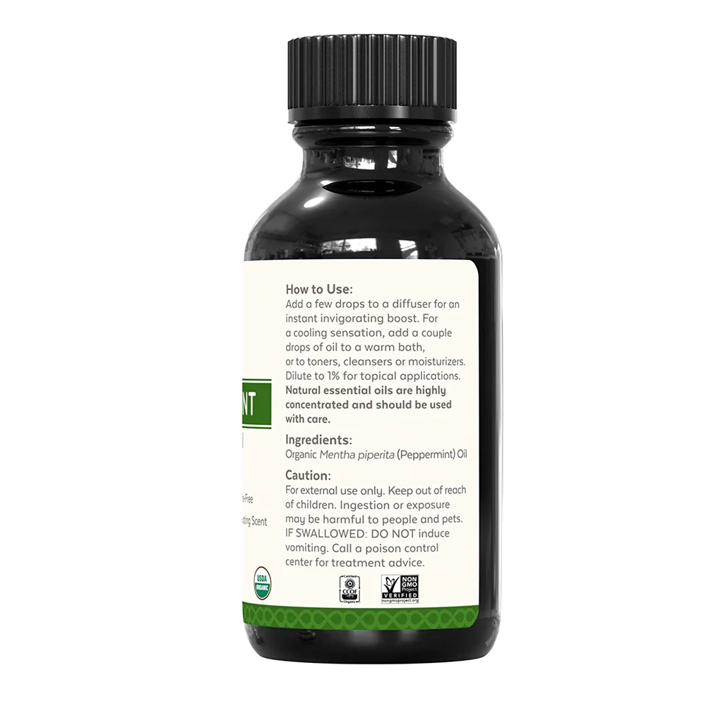 Organic natural in litre menthol crystal peppermint essential oil