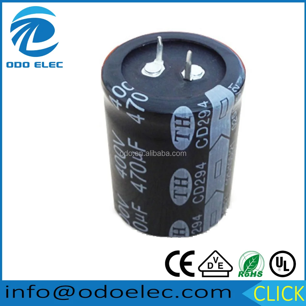 390uF 400V Capacitor , Snap-in, Electrolytic Kondensator, CD294