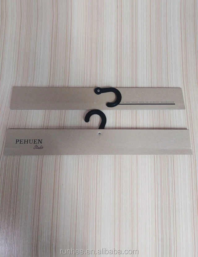 FSC chinese factory custom kraft cardboard cloth fabric sample header hanger for fabric sample made in china