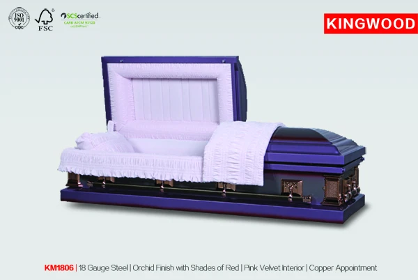 A-KM1806 casket wholesale funeral equipment coffins prices