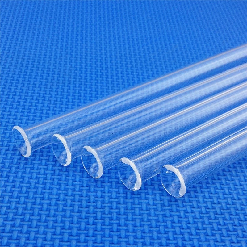 Large Diameter High Purity Quartz Tube With Flange