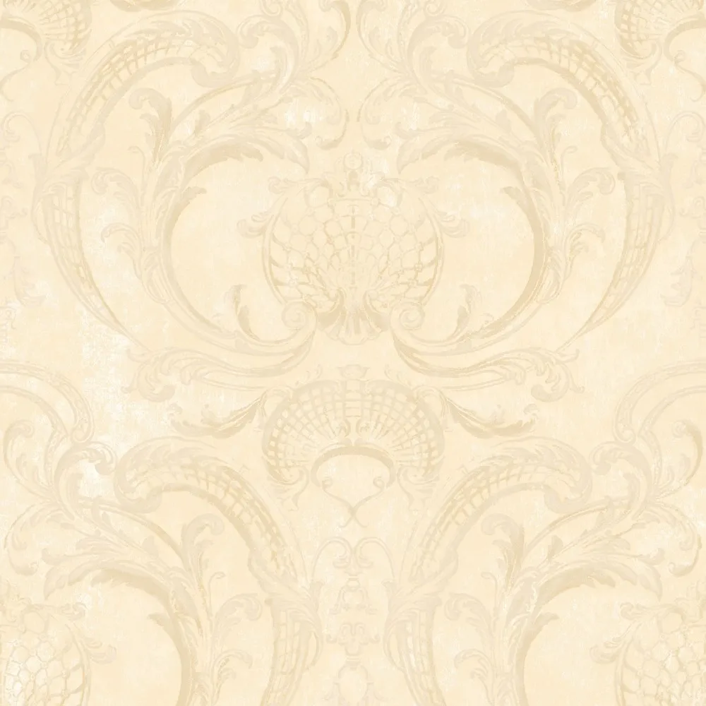 Latest royal damask flower fireproof pvc designer damask wallpaper black