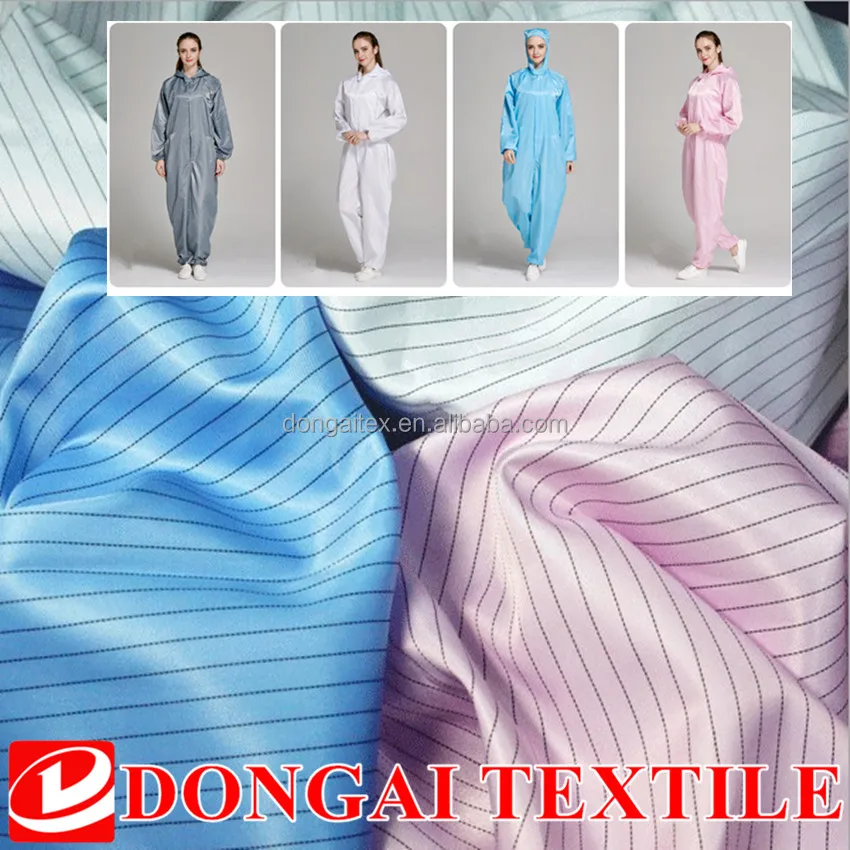 ESD polyester antistatic fabric