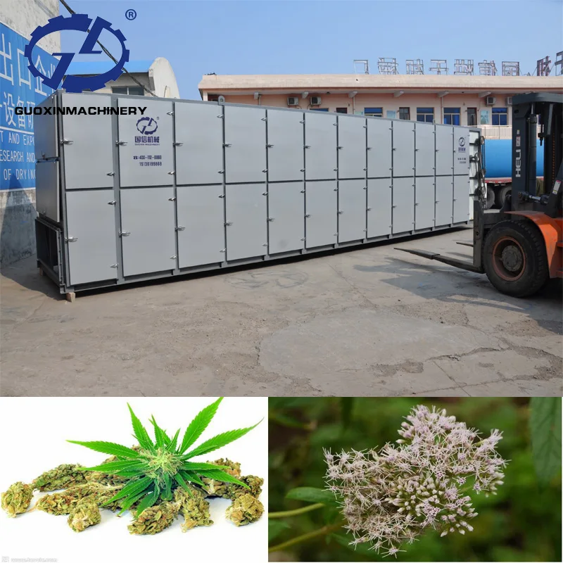 
CBD extract continuous low temperature dehydrator hemp flower dryer 