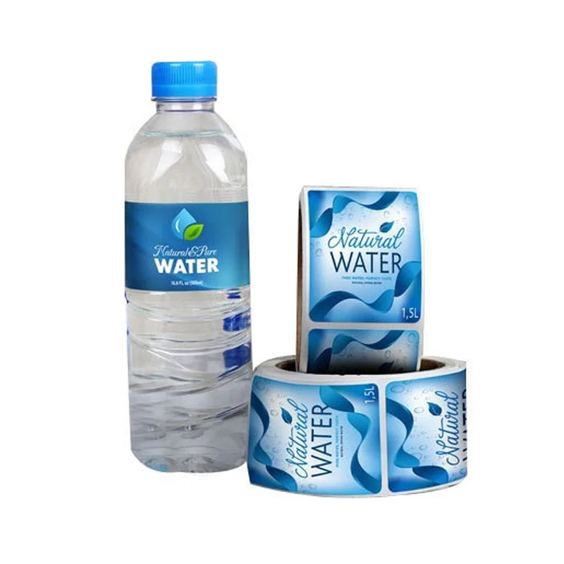Hot sale high quality custom water bottle labels