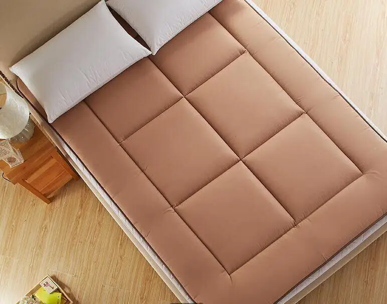 
Cheap fitted school student single bed polyester mattress topper /protector for wholesales 