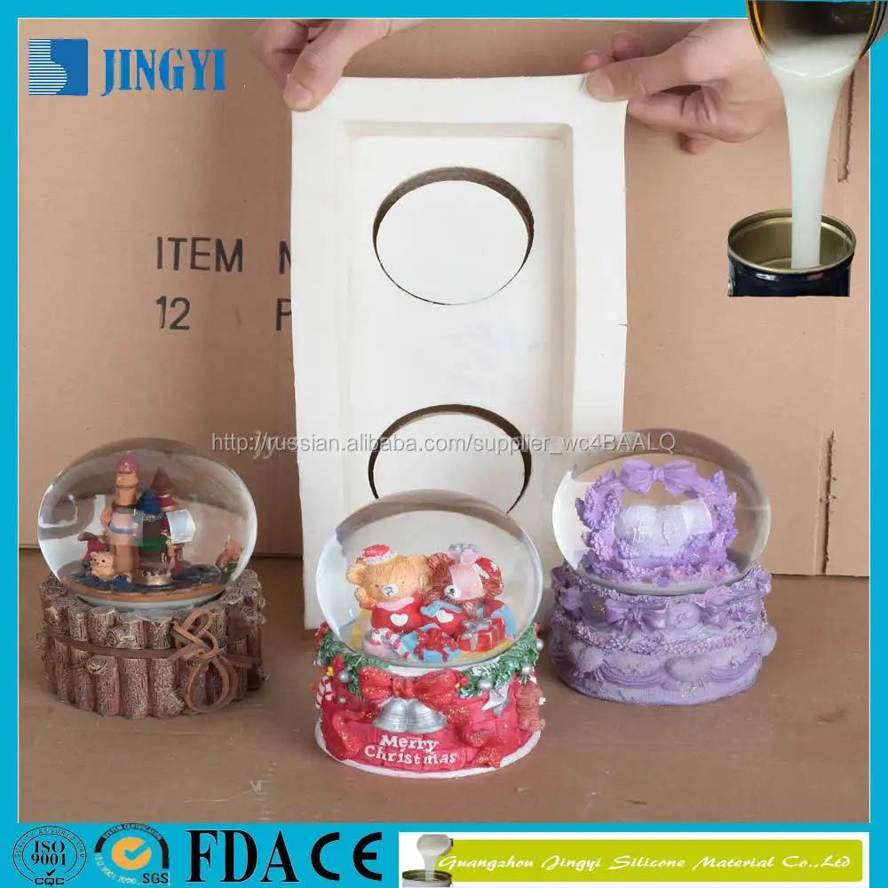 Дешевые RTV 2 формовочная силиконовая резина для ремесла и игрушки силикона форм , делающих