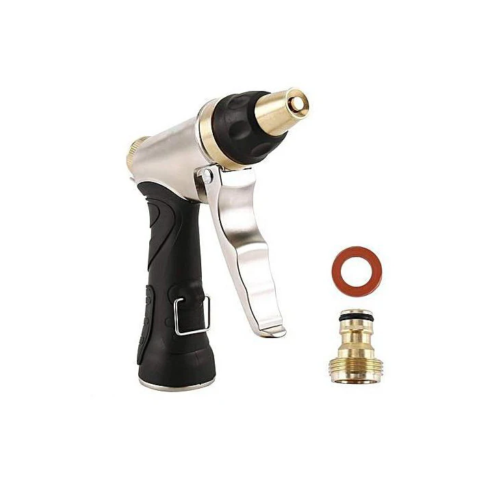 
Double 1.4mm nozzle pressure spray gun Nano chrome painting dual head Air pneumatic pressure sprayer compress 