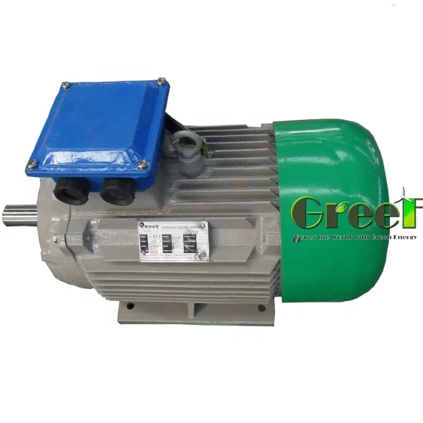 5KW 750RPM 3 phase permanent magnet generator, hydro and wind power generator
