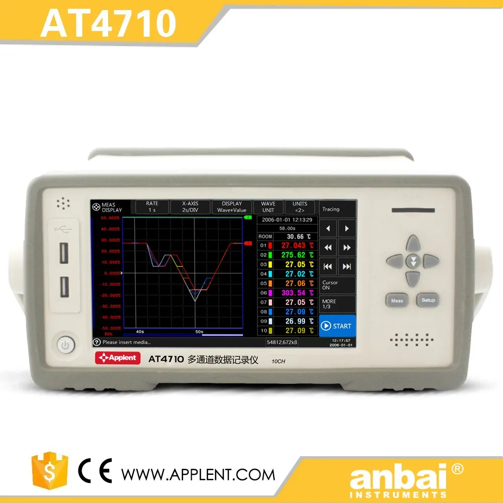 AT4610 multi-channel temperature tester for -270~1820C